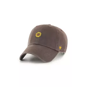 47 brand șapcă de baseball din bumbac Nature Base Runner Icon culoarea maro, uni, XX-BSRIC1411GWS-BW imagine