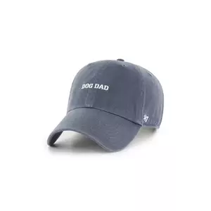 47 brand șapcă de baseball din bumbac Phrase Base Runner Icon culoarea bleumarin, uni, XX-BSRIC1411GWS-VNC imagine