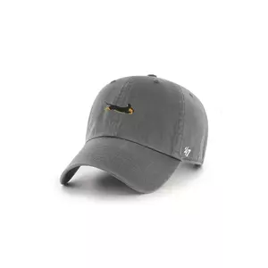 47 brand șapcă de baseball din bumbac Dog Base Runner Icon culoarea gri, uni, XX-BSRIC1411GWS-CCC imagine