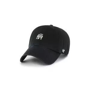 47 brand șapcă de baseball din bumbac Dog Base Runner Icon culoarea negru, uni, XX-BSRIC1411GWS-BKP imagine