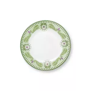 Pip Studio farfurie Plate Lily&Lotus Light Green culoarea verde imagine