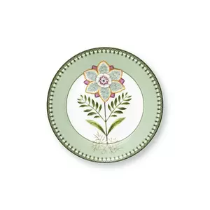 Pip Studio farfurie Plate Lily&Lotus Light culoarea verde imagine