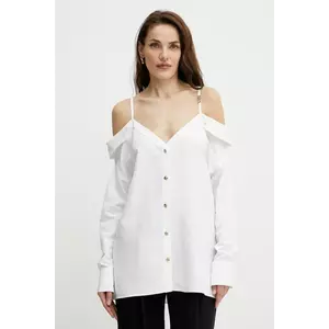 Versace Jeans Couture cămașă culoarea alb, cu guler clasic, relaxed, 78HAL202 N0432 imagine