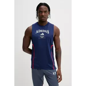 adidas Performance tricou de antrenament Designed for Training culoarea bleumarin, JI6354 imagine