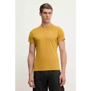 Haglöfs tricou L.I.M culoarea galben, uni, 607861 imagine