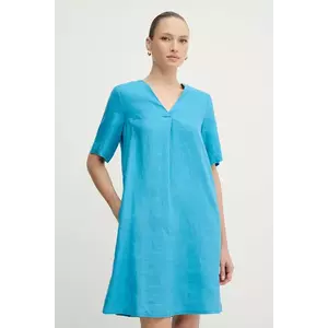 United Colors of Benetton rochie din in mini, oversize, 4AGHDV0B0 imagine