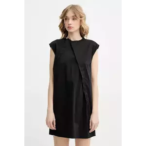 MM6 Maison Margiela rochie culoarea negru, mini, drept, S52DA0066.M35043 imagine