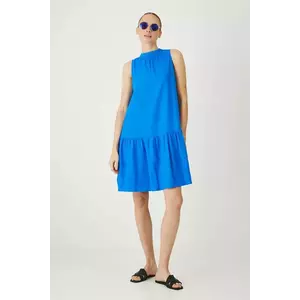 Medicine rochie din in mini, oversize imagine