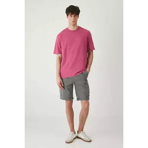 Medicine pantaloni scurti jeans culoarea gri imagine