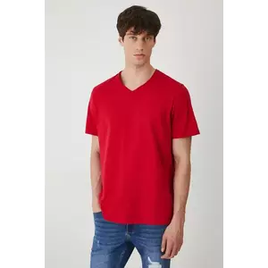 Medicine tricou din bumbac culoarea rosu, neted imagine