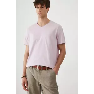 Medicine tricou din bumbac culoarea violet, neted imagine