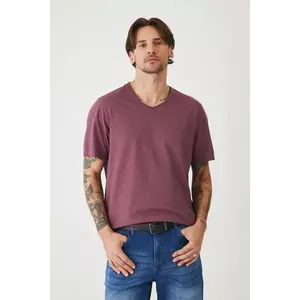 Medicine tricou din bumbac culoarea violet, neted imagine