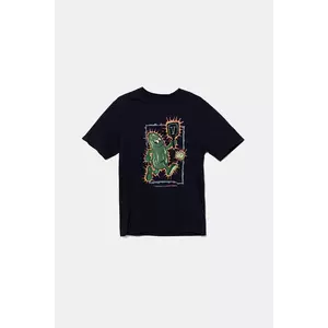 Vans tricou de bumbac pentru copii Pickleballer culoarea bleumarin, cu imprimeu, VN000MKNNVY1 imagine