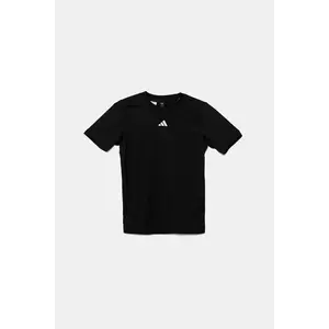 adidas Performance tricou copii culoarea negru, cu imprimeu, JI9265 imagine