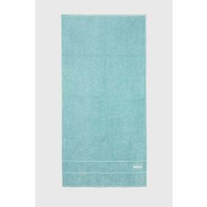 BOSS prosop din bumbac Plain Aruba Blue 70 x 140 cm imagine