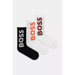 BOSS șosete 3-pack culoarea alb, 50524259 imagine