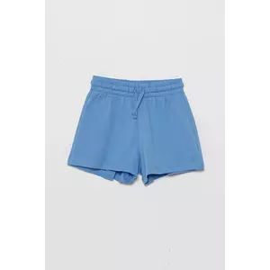United Colors of Benetton pantaloni scurți din bumbac pentru copii uni, talie reglabila, 3BL0G901T imagine