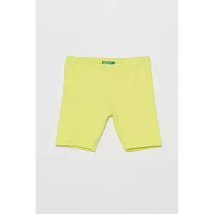 United Colors of Benetton pantaloni scurți copii culoarea verde, uni, 3MT1G900R imagine