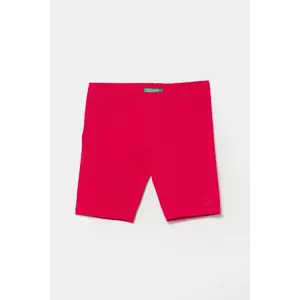 United Colors of Benetton pantaloni scurți copii culoarea roz, uni, 3MT1G900R imagine