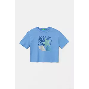 United Colors of Benetton tricou de bumbac pentru copii 35RYC10OZ imagine