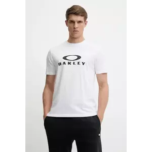 Oakley tricou din bumbac BARK 2.0 culoarea alb, cu imprimeu, FOA402167 imagine