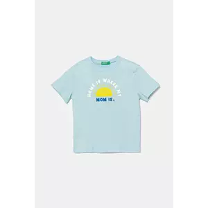 United Colors of Benetton tricou de bumbac pentru copii cu imprimeu, 3I1XG10JM imagine
