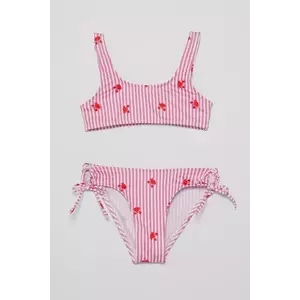 United Colors of Benetton costum de baie pentru copii din două piese culoarea roz, 3IGW0K02T imagine