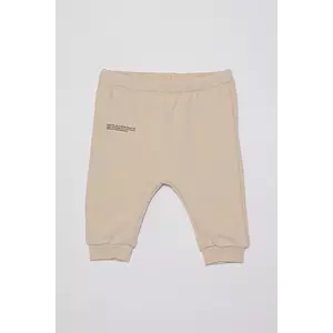 Pangaia pantaloni BABY 365 MIDWEIGHT TRACK PANTS culoarea bej, uni, 10000656 imagine