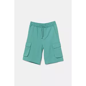 United Colors of Benetton pantaloni scurti din bumbac talie reglabila imagine