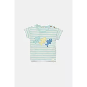 United Colors of Benetton tricou din bumbac pentru bebeluși cu imprimeu, 34LPA106B imagine