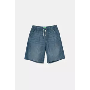United Colors of Benetton pantaloni scurți din denim pentru copii talie reglabila, 4DHJC9047 imagine