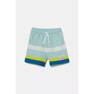 United Colors of Benetton pantaloni scurți din bumbac pentru copii talie reglabila, 3FZMG901U imagine
