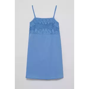 United Colors of Benetton rochie din bumbac pentru copii mini, evazati, 4Q2LCV03H imagine