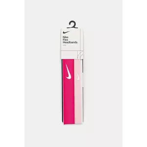 Nike bentite pentru cap 2-pack culoarea roz, N.100.9191.617.OS imagine