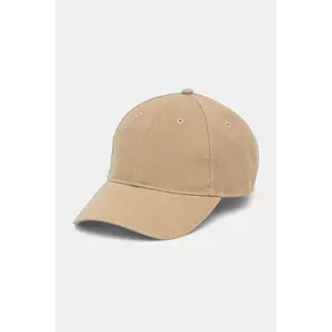 Filippa K șapcă de baseball din bumbac culoarea bej, neted, 31419.FK imagine