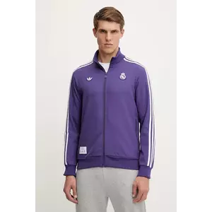 adidas Originals bluză REAL ICON TT culoarea violet, modelator, JF2582 imagine