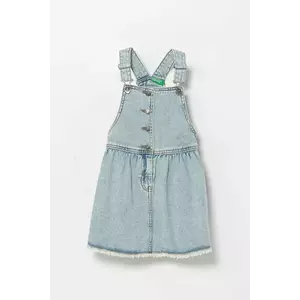 United Colors of Benetton rochie din denim pentru copii midi, evazati, 4UTPGT00K imagine