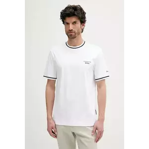 BOSS tricou din bumbac culoarea alb, uni, 50543341 imagine