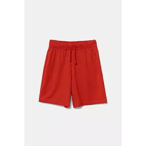 United Colors of Benetton pantaloni scurți din bumbac pentru copii culoarea rosu, talie reglabila, 3BL0C903L imagine