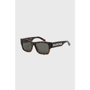 Balenciaga ochelari de soare culoarea maro imagine