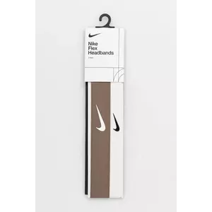 Nike bentite pentru cap 2-pack culoarea maro, N.100.9191.253.OS imagine