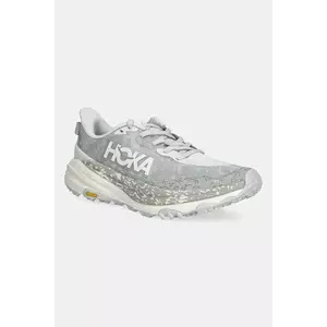 Hoka pantofi Speedgoat 6 femei, culoarea gri, 1147811 imagine