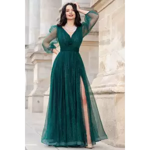 Rochie de seara eleganta verde imagine