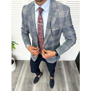Tinuta barbati smart casual Pantaloni + Sacou + Batista + Cravata 11880 imagine