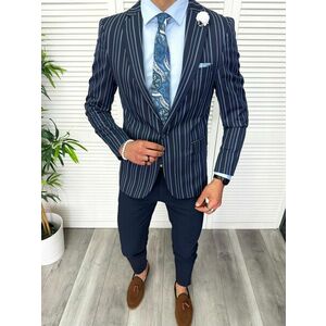 Tinuta barbati smart casual Pantaloni + Sacou + Batista + Cravata 11882 imagine