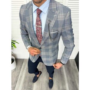 Sacou barbati slim fit 11879 S1-3 imagine