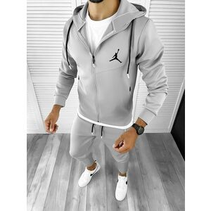Hanorac barbati slim fit gri 12183 N8-4.2 imagine
