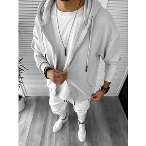 Hanorac barbati slim fit gri K109 D2-1.3 imagine