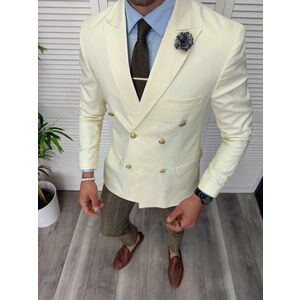 Sacou barbati slim fit 2 randuri de nasturi CU MIC DEFECT DEF1866 24-4.2 imagine