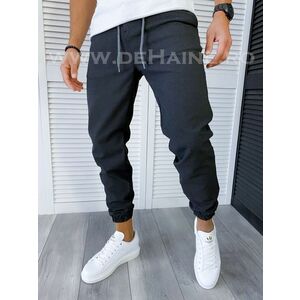 Pantaloni barbati conici gri inchis casual B6300 P20-2.1 imagine